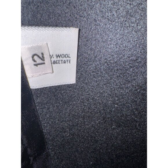 Vintage Forecaster Of Boston Wool Blend Long Overcoat Black Made In Usa - Picture 4 of 14